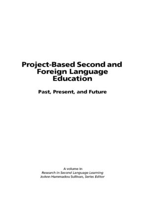 cover image of Project-Based Second and Foreign Language Education